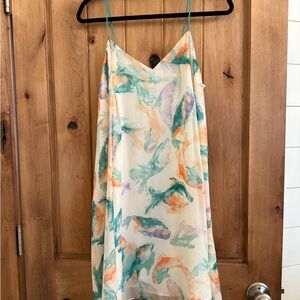 Philosophy Pastel Watercolor Mini Dress